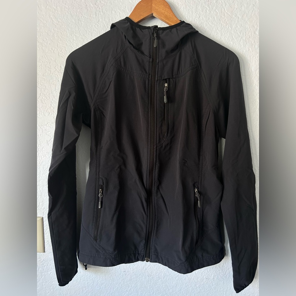 LL Bean lined wind breaker, black size XS
